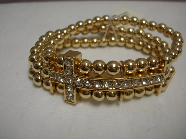 Side Cross Strech Bracelet